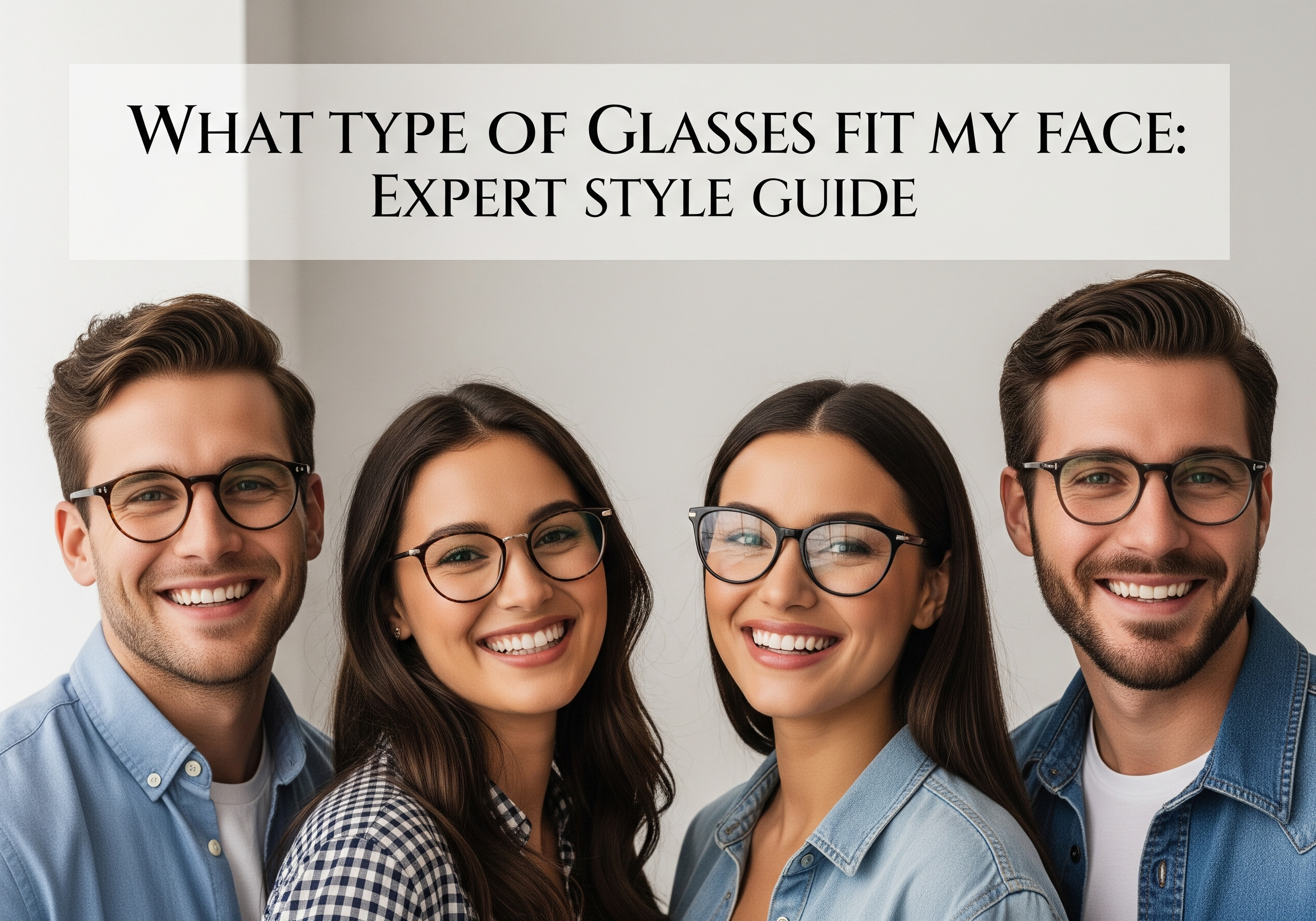 What Type of Glasses Fit My Face: Expert Style Guide