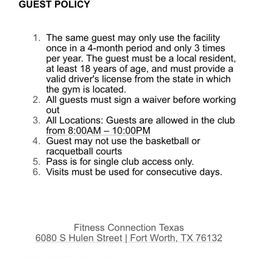 Can You Bring a Guest to Fitness Connection