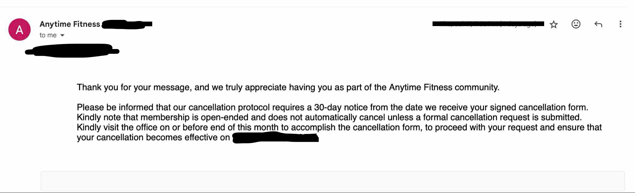 Can You Cancel Anytime Fitness Membership