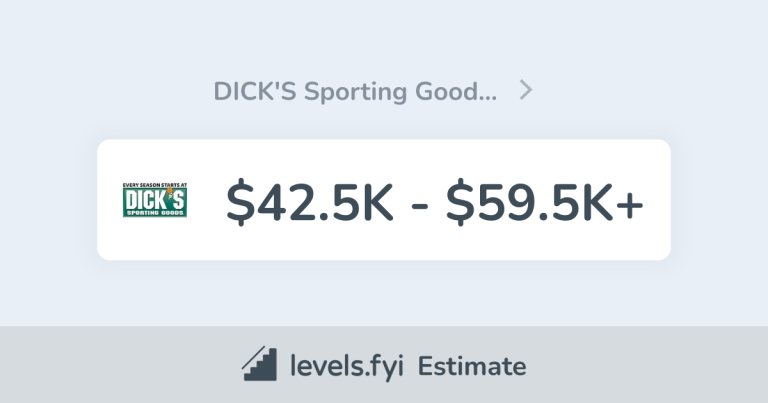 How Much Does Dick'S Sporting Goods Pay