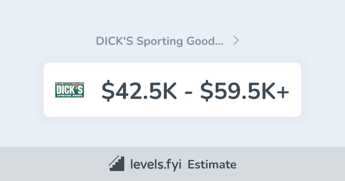 How Much Does Dick'S Sporting Goods Pay