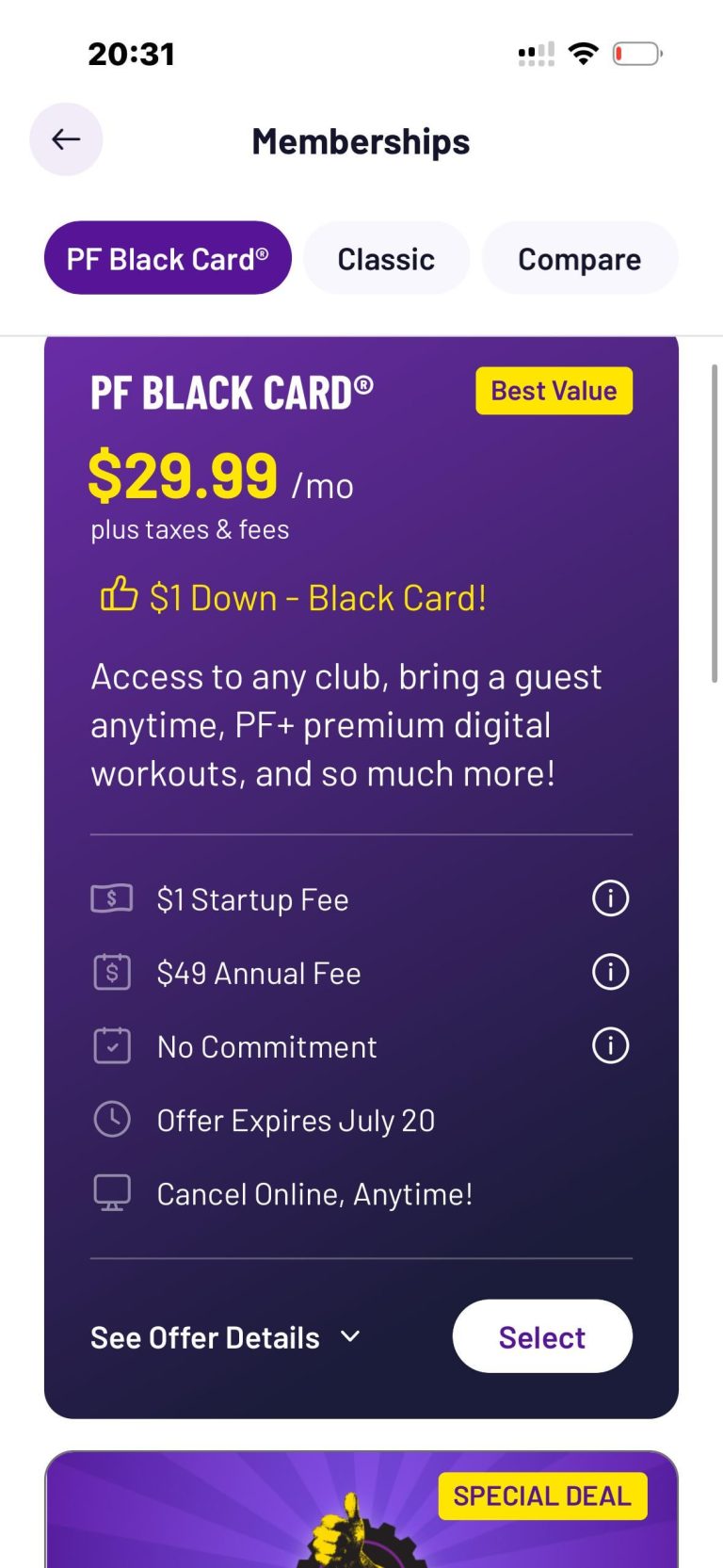 How Much is a Planet Fitness Black Card Membership