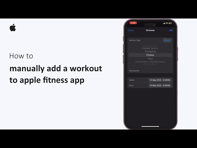 How to Add a Workout to Apple Fitness