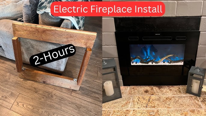 How to Fit Electric Fireplace
