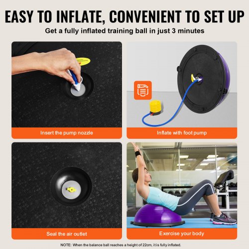 How to Inflate Fitness Ball