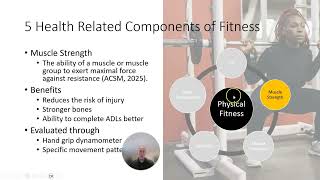 What are the 5 Health Related Components of Fitness