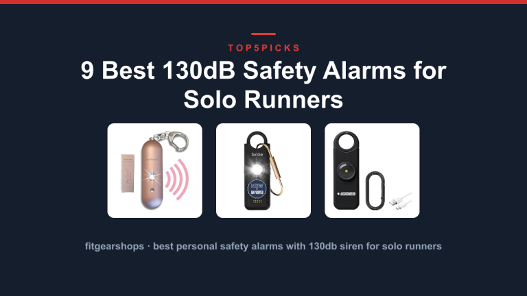 9 Best 130dB Safety Alarms for Solo Runners