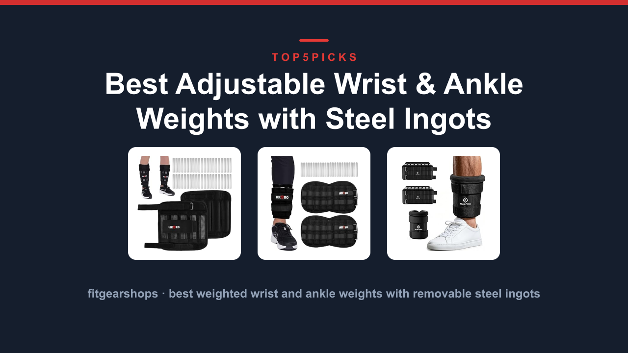 Best Adjustable Wrist & Ankle Weights with Steel Ingots