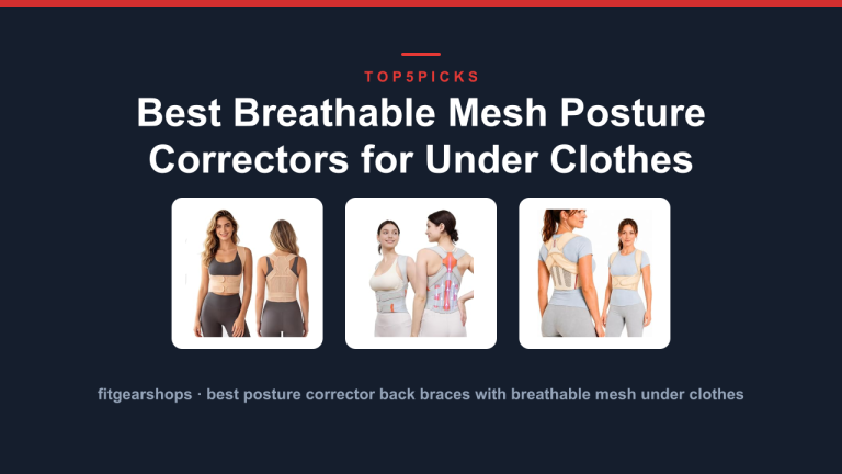 Best Breathable Mesh Posture Correctors for Under Clothes
