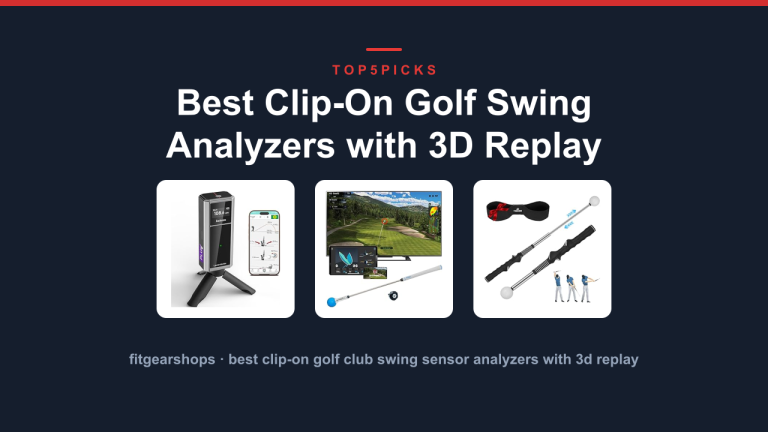Best Clip-On Golf Swing Analyzers with 3D Replay