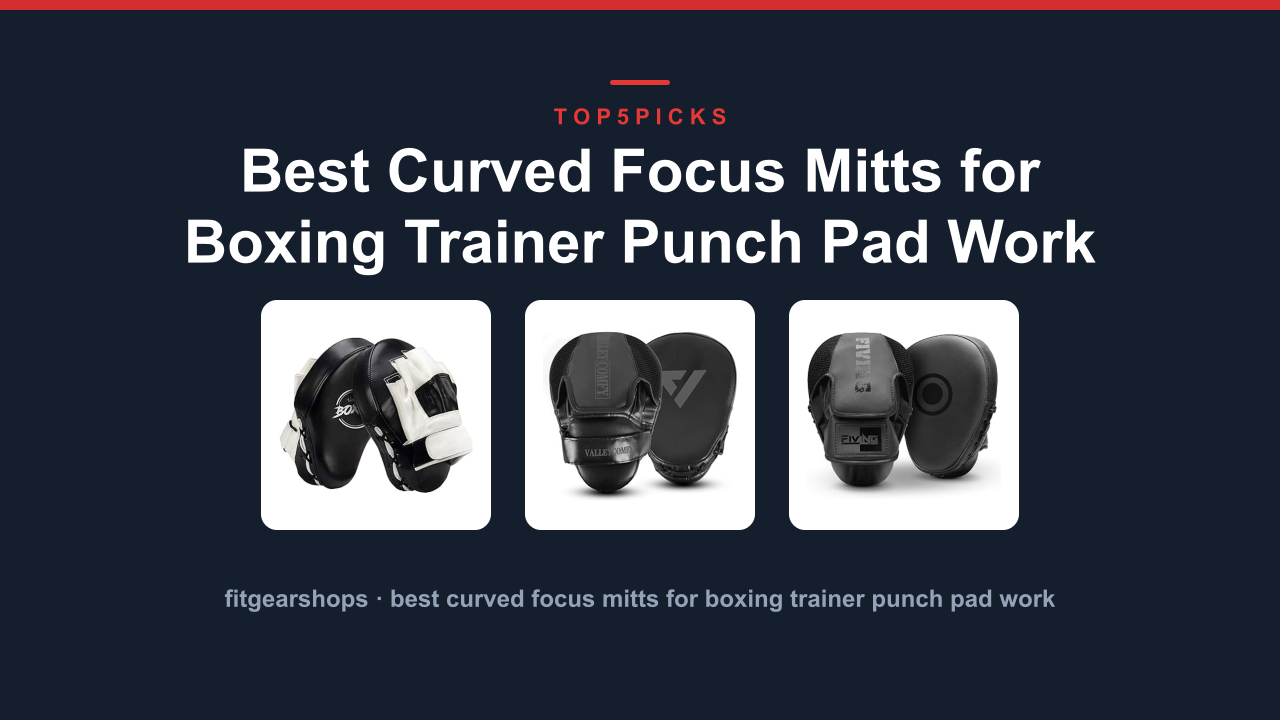 Best Curved Focus Mitts for Boxing Trainer Punch Pad Work