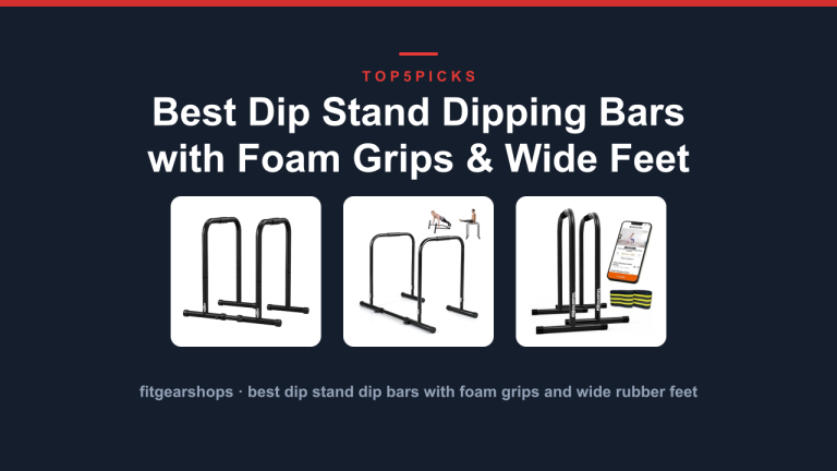 Best Dip Stand Dipping Bars with Foam Grips & Wide Feet