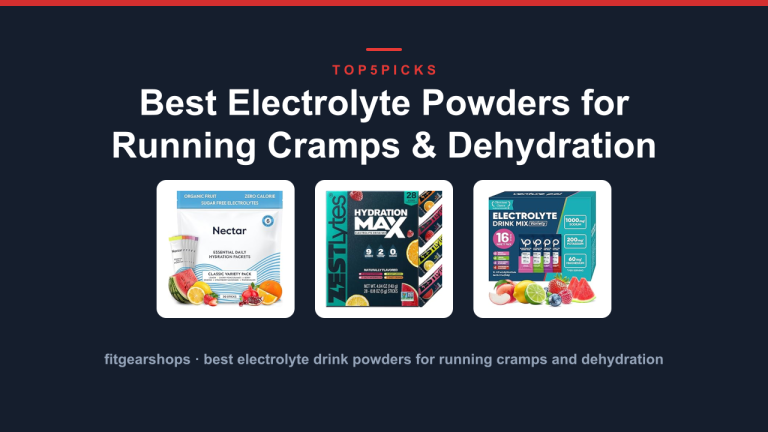 Best Electrolyte Powders for Running Cramps & Dehydration