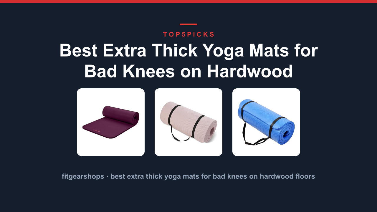 Best Extra Thick Yoga Mats for Bad Knees on Hardwood