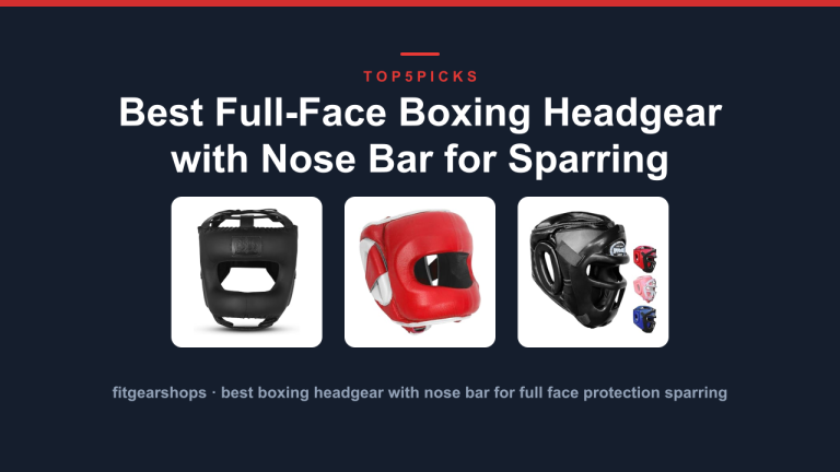 Best Full-Face Boxing Headgear with Nose Bar for Sparring