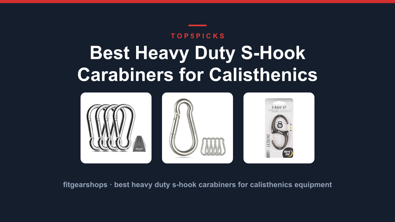Best Heavy Duty S-Hook Carabiners for Calisthenics Equipment
