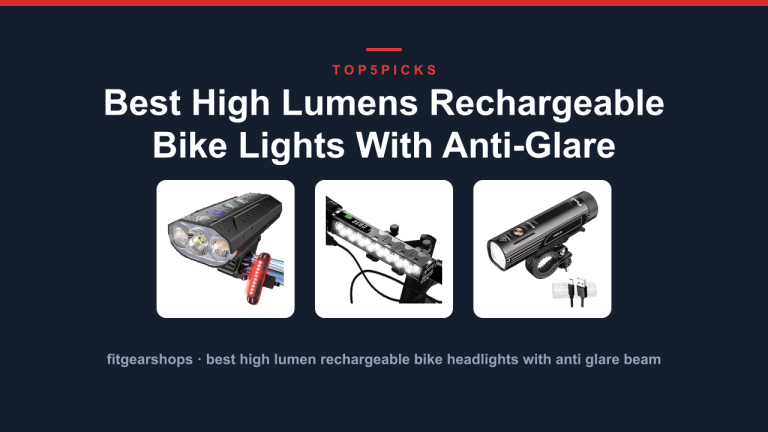 Best High Lumens Rechargeable Bike Lights With Anti-Glare