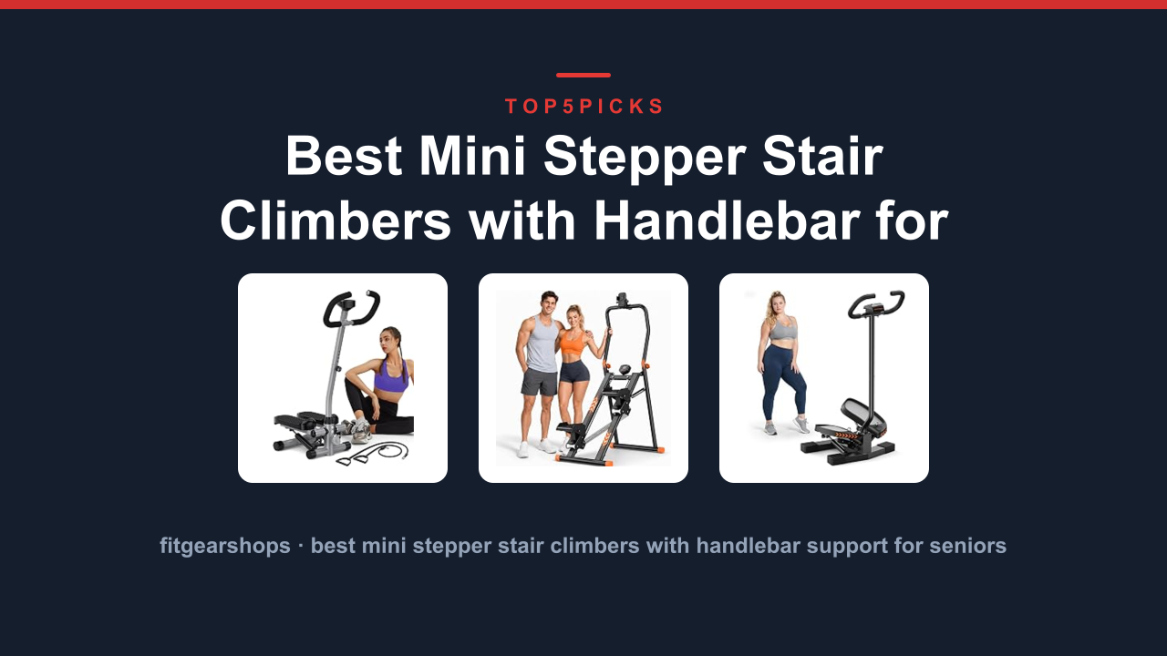 Best Mini Stepper Stair Climbers with Handlebar for Seniors