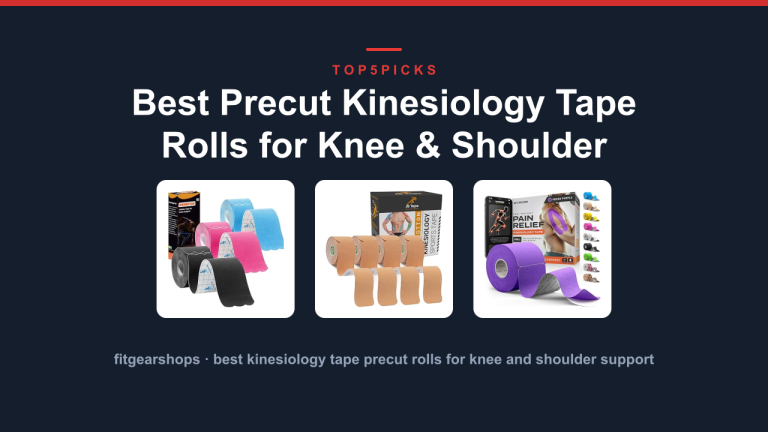 Best Precut Kinesiology Tape Rolls for Knee & Shoulder