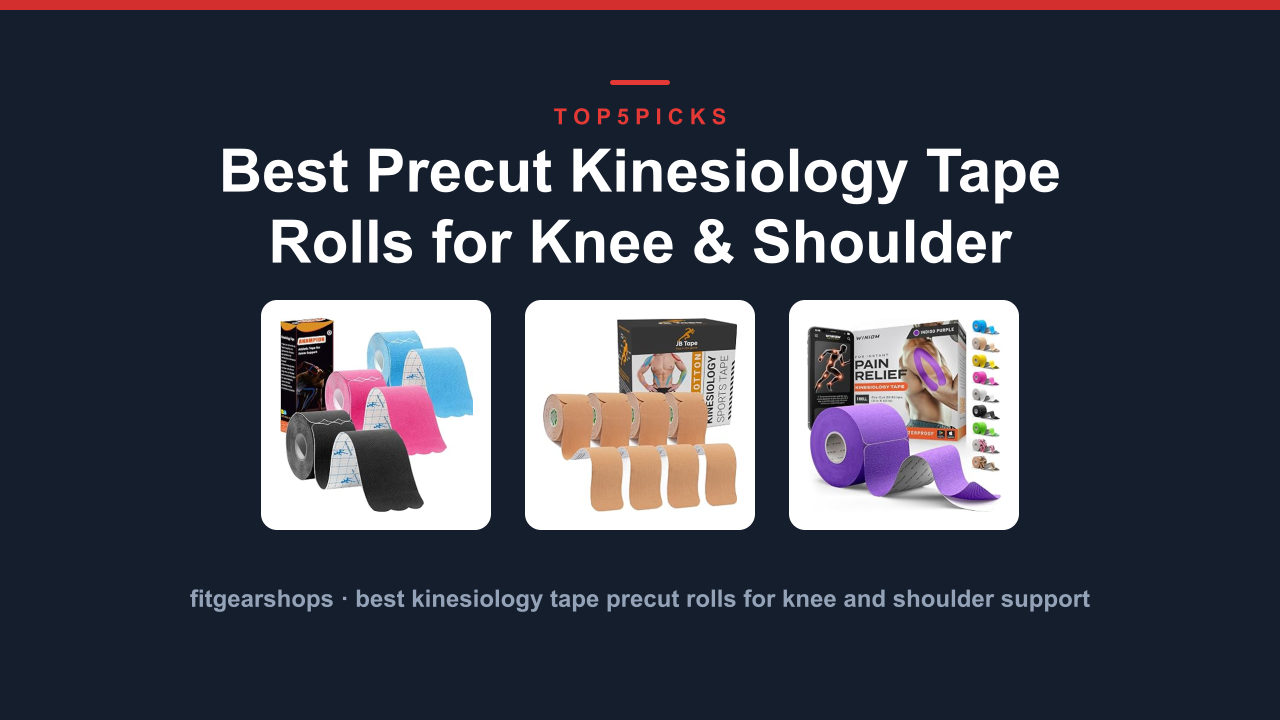 Best Precut Kinesiology Tape Rolls for Knee & Shoulder