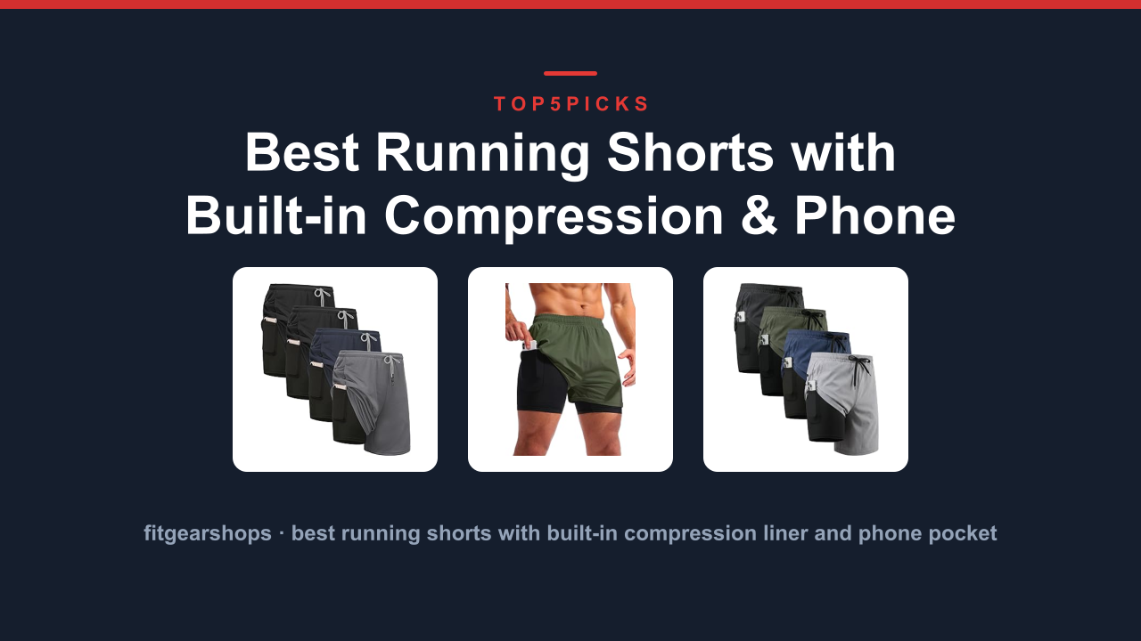 Best Running Shorts with Built-in Compression & Phone Pocket
