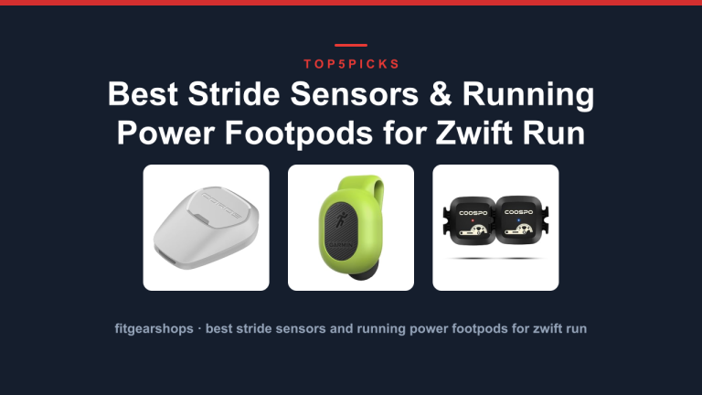 Best Stride Sensors & Running Power Footpods for Zwift Run