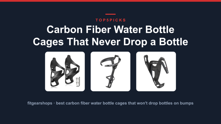 Carbon Fiber Water Bottle Cages That Never Drop a Bottle