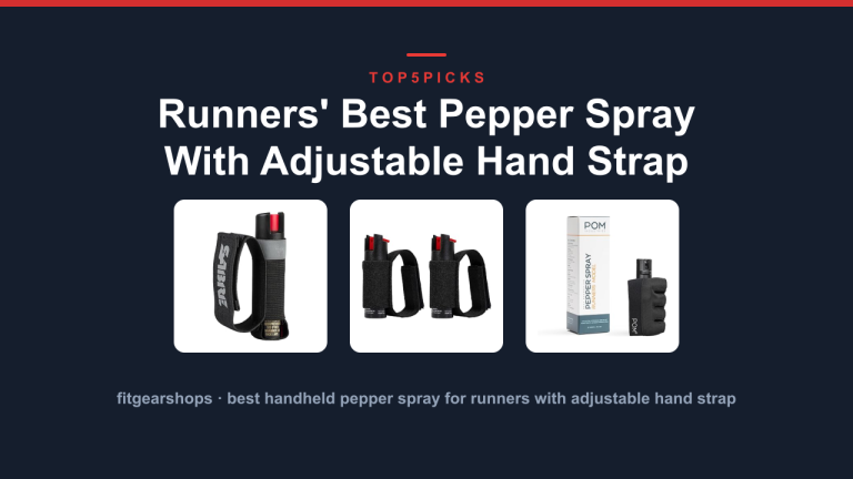 Runners' Best Pepper Spray With Adjustable Hand Strap
