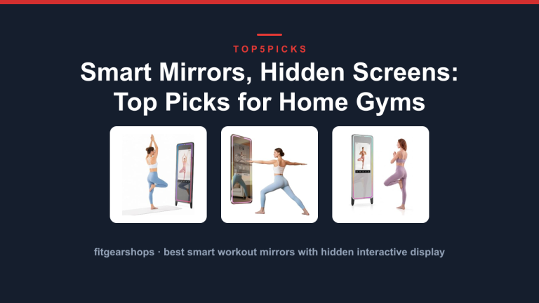 Smart Mirrors, Hidden Screens: Top Picks for Home Gyms