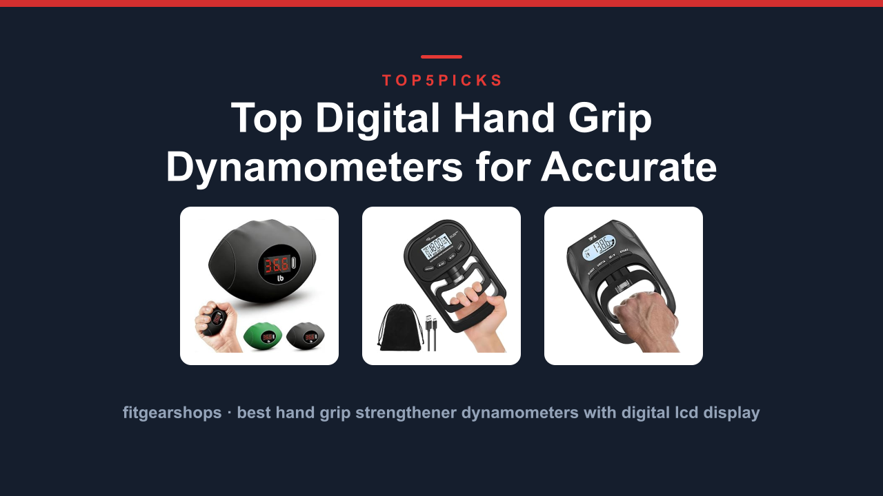 Top Digital Hand Grip Dynamometers for Accurate Strength