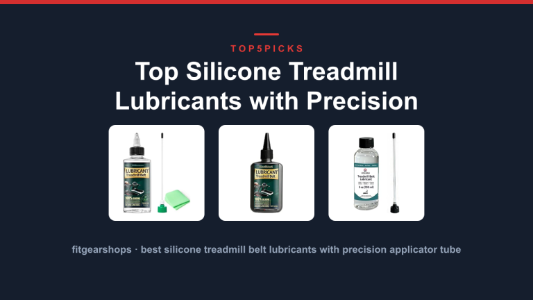 Top Silicone Treadmill Lubricants with Precision Applicator