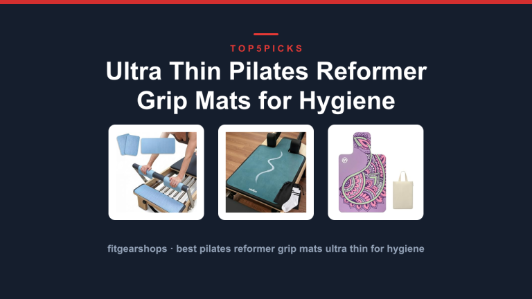 Ultra Thin Pilates Reformer Grip Mats for Hygiene