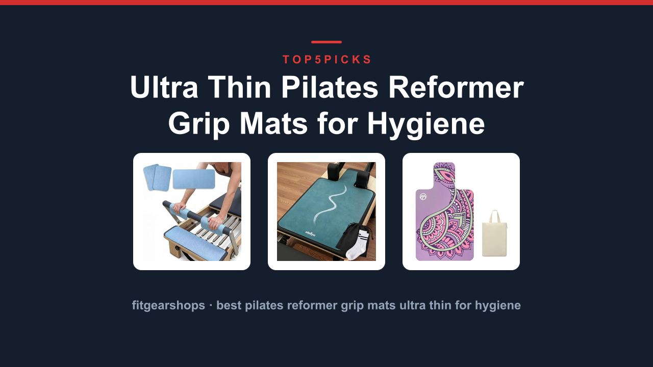 Ultra Thin Pilates Reformer Grip Mats for Hygiene
